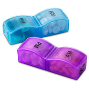 One Month Use 31-Compartment Plastic Colorful Pill Box Family Independent Pill Storage Box(20.5x10.3x7cm)