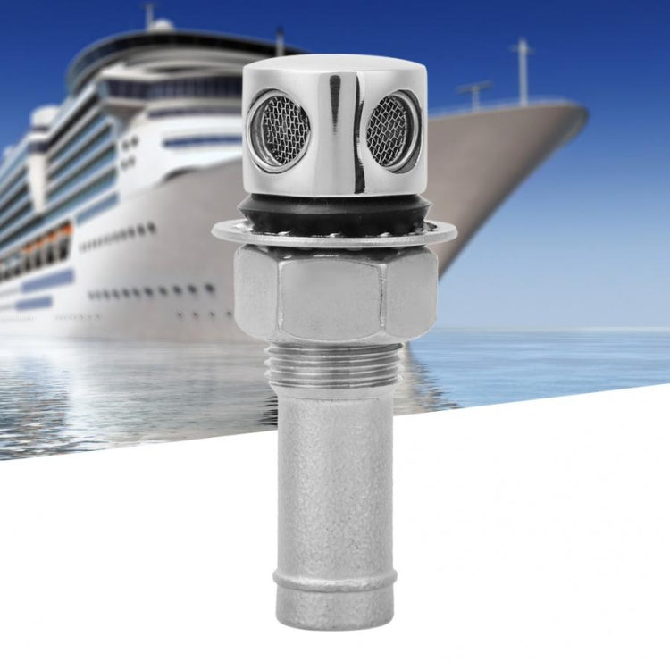 Fuel Breather Vent Straight 316 Stainless Steel  Boat Cabin Oiling Fueling Oil Port Vent Accessories - Boats Accessories by PMC TechLife | Online Shopping South Africa | PMC TechLife