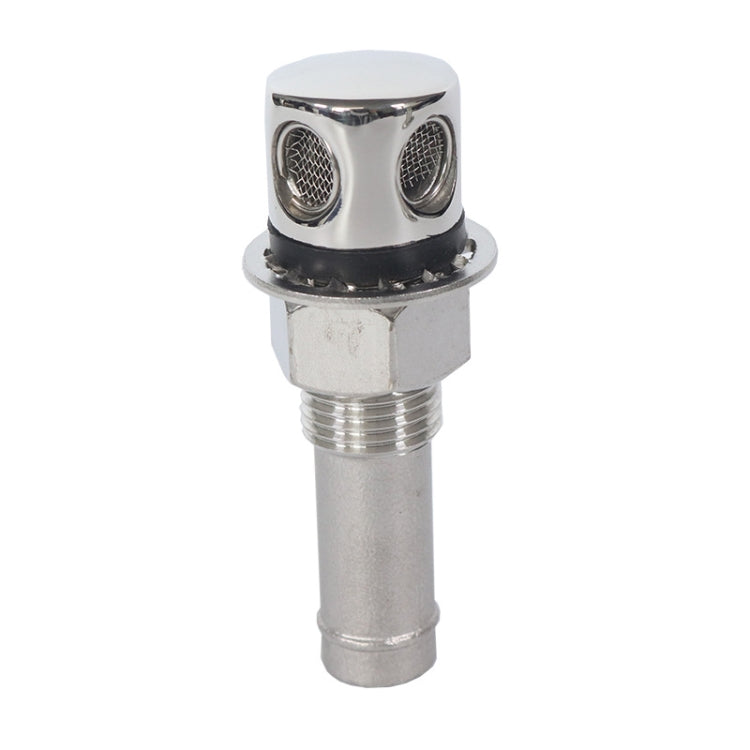 Fuel Breather Vent Straight 316 Stainless Steel  Boat Cabin Oiling Fueling Oil Port Vent Accessories - Boats Accessories by PMC TechLife | Online Shopping South Africa | PMC TechLife