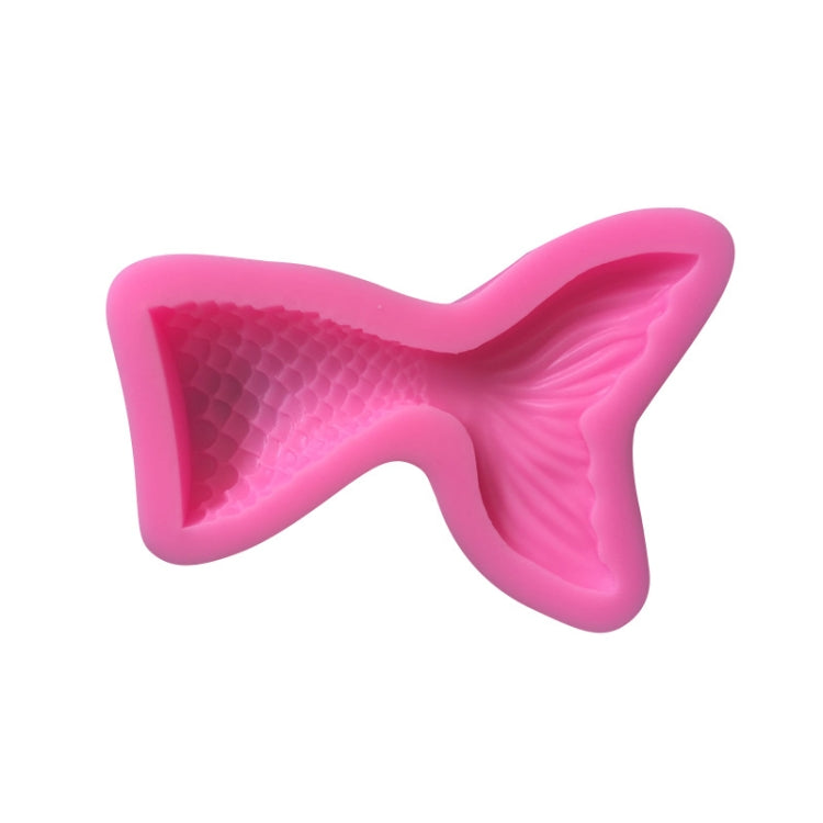 Mini Mermaid Tail Liquid Silicone Mold Fondant Baking Mold, Specification: Large (Pink) 15-94 - Food Molds by PMC TechLife | Online Shopping South Africa | PMC TechLife