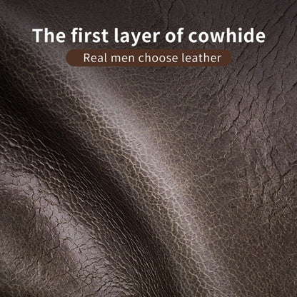 BULL CAPTAIN 037 First-Layer Cowhide Men Leather Wallet Driver License Coin Purse(Brown) - free shipping - PMC Jewellery - Order now!