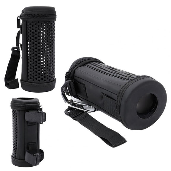 For JBL Flip 5 Bluetooth Speaker Storage Box Kaleidoscope Hollow Protective Cover(Black)