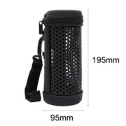 For JBL Flip 5 Bluetooth Speaker Storage Box Kaleidoscope Hollow Protective Cover(Black)