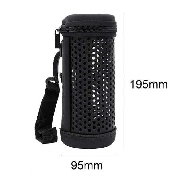 For JBL Flip 5 Bluetooth Speaker Storage Box Kaleidoscope Hollow Protective Cover(Black)