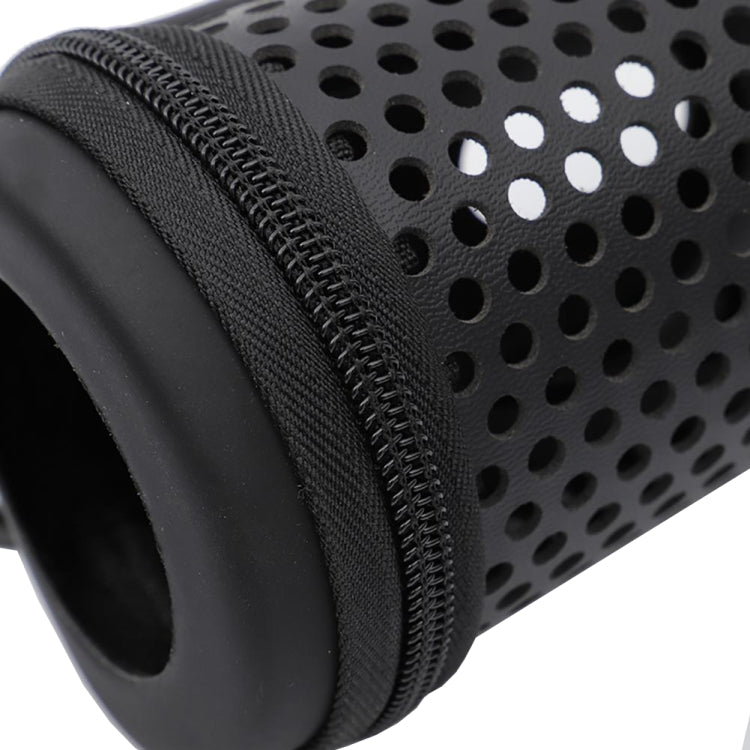 For JBL Flip 5 Bluetooth Speaker Storage Box Kaleidoscope Hollow Protective Cover(Black)