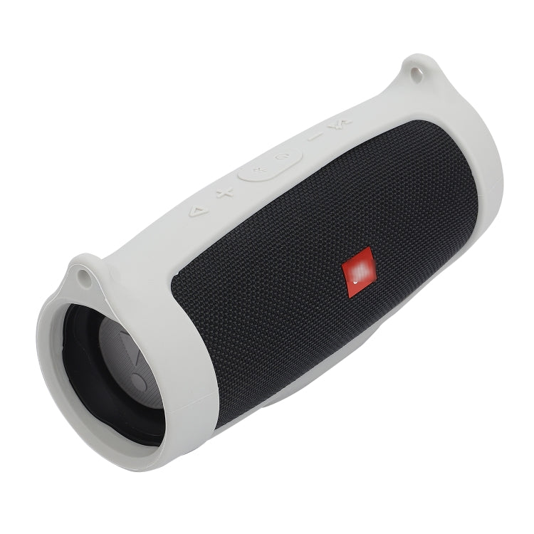 For JBL Charge 4 Bluetooth Speaker Portable Silicone Protective Cover with Shoulder Strap & Carabiner(Black) - Protective Case by PMC TechLife | Online Shopping South Africa | PMC TechLife