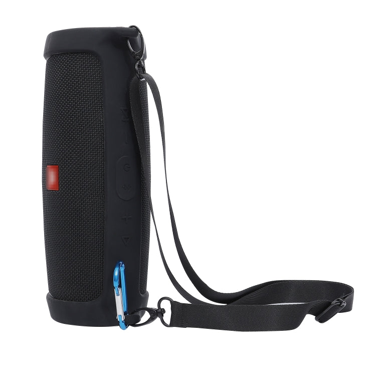 For JBL Charge 4 Bluetooth Speaker Portable Silicone Protective Cover with Shoulder Strap & Carabiner(Mint Green) - Protective Case by PMC TechLife | Online Shopping South Africa | PMC TechLife