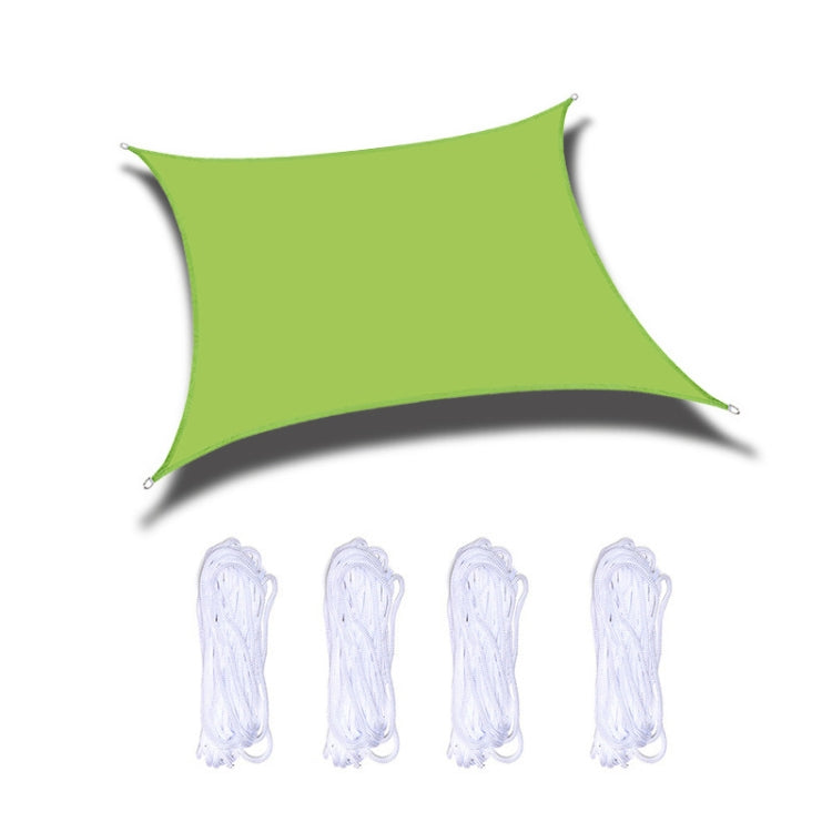 Outdoor Garden Sunshade Sail Waterproof Anti-UV Canopy, Size: 2m x 4m(Green) - Tents & Accessories by PMC TechLife | Online Shopping South Africa | PMC TechLife