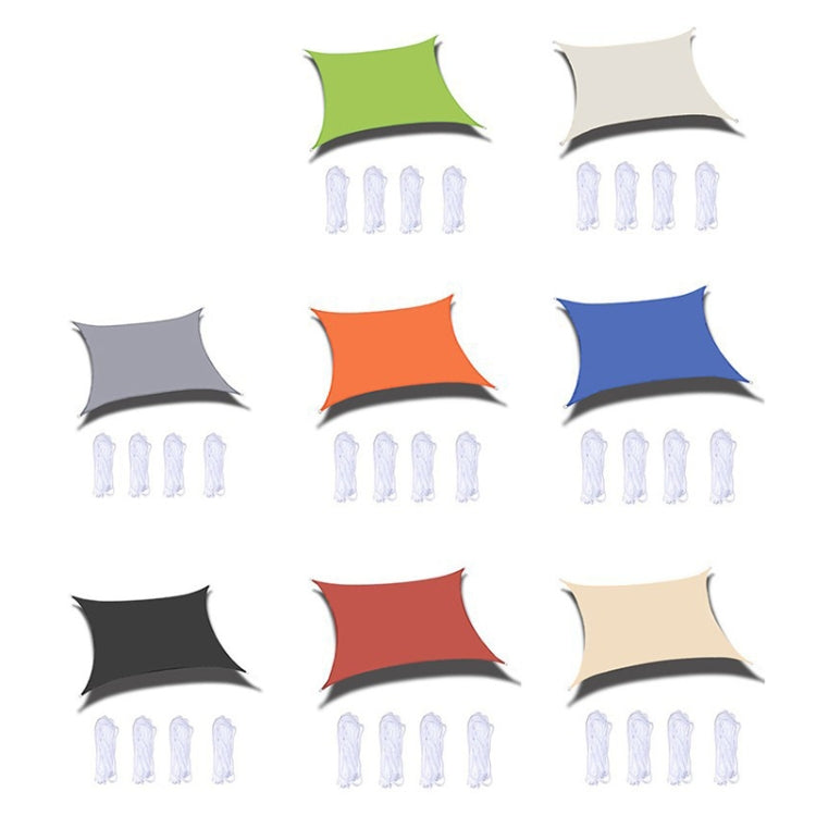 Outdoor Garden Sunshade Sail Waterproof Anti-UV Canopy, Size: 2m x 4m(Beige) - Tents & Accessories by PMC TechLife | Online Shopping South Africa | PMC TechLife