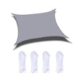 Outdoor Garden Sunshade Sail Waterproof Anti-UV Canopy, Size: 2m x 5m(Gray) - Tents & Accessories by PMC TechLife | Online Shopping South Africa | PMC TechLife