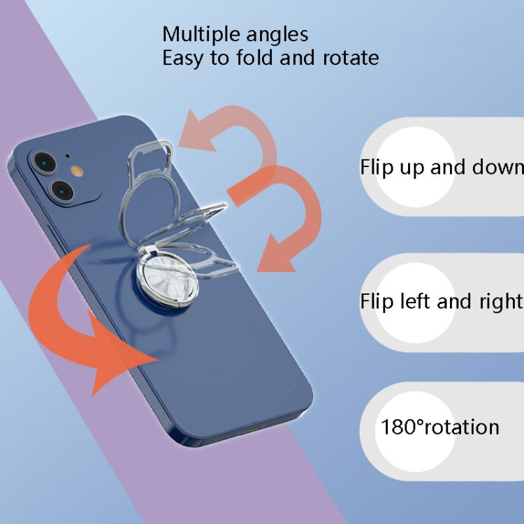 3 PCS Bottle Opener Folding Metal Mobile Phone Bracket Ring Buckle Bracket Car Magnets Live Desktop Bracket(Rose Gold) - Ring Holder by PMC TechLife | Online Shopping South Africa | PMC TechLife