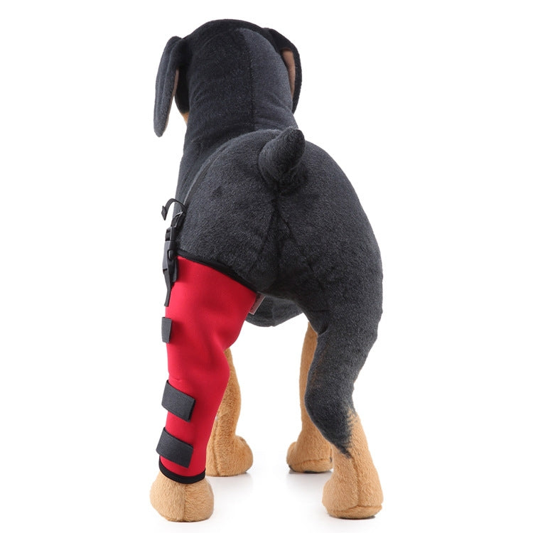 HJ19 Pet Surgery Rehabilitation Back Leg Protector Walking Aids, Size: S(Red Left Back Leg) - Pet Care by PMC TechLife | Online Shopping South Africa | PMC TechLife