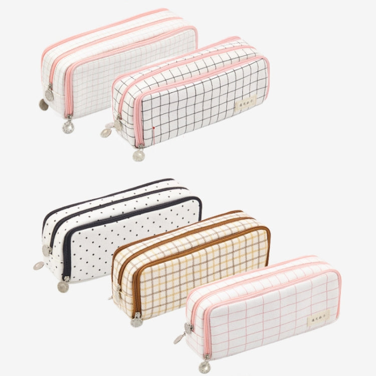 Angoo Double-Open Multi-Layer Stationery Pencil Case Multifunctional Cosmetic Bag(Ink Painting) - Pen Holder by Angpoo | Online Shopping South Africa | PMC Jewellery | Buy Now Pay Later Mobicred
