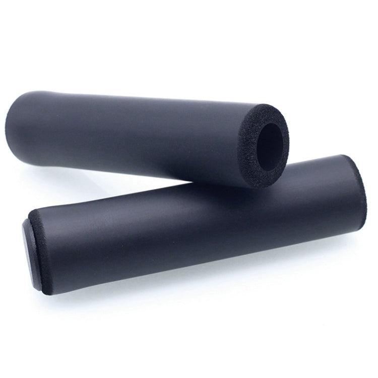 4 Pairs Mountain Folding Bicycle Silicone Foaming Sponge Handle Cover Rubber Shock Absorbing Anti-Slip Handle Set(Black) - Bicycle Grips by PMC TechLife | Online Shopping South Africa | PMC TechLife