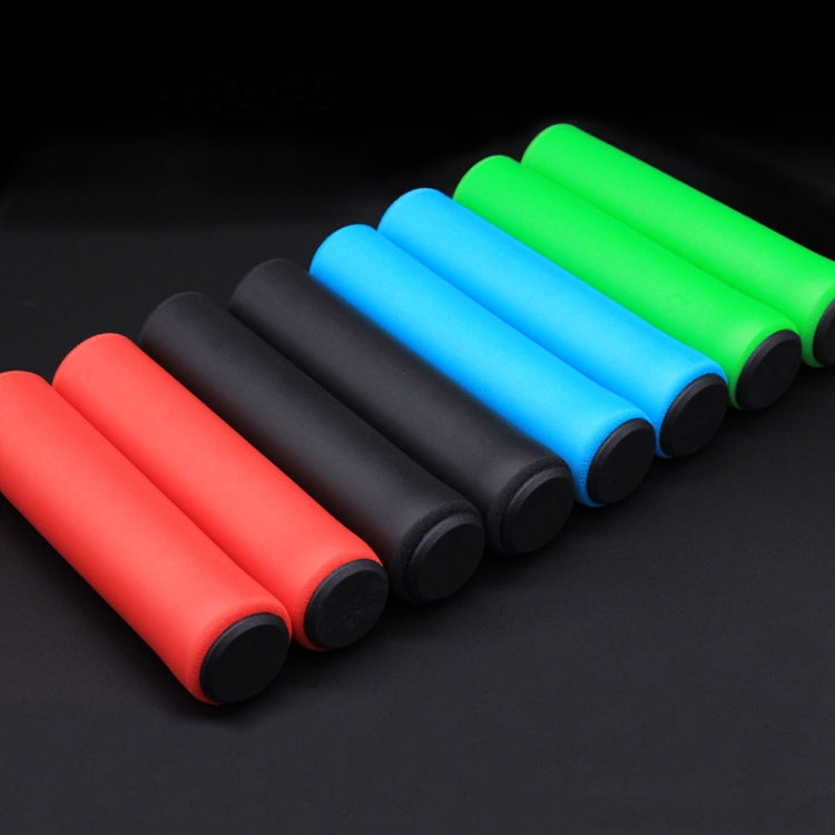 4 Pairs Mountain Folding Bicycle Silicone Foaming Sponge Handle Cover Rubber Shock Absorbing Anti-Slip Handle Set(Black) - Bicycle Grips by PMC TechLife | Online Shopping South Africa | PMC TechLife