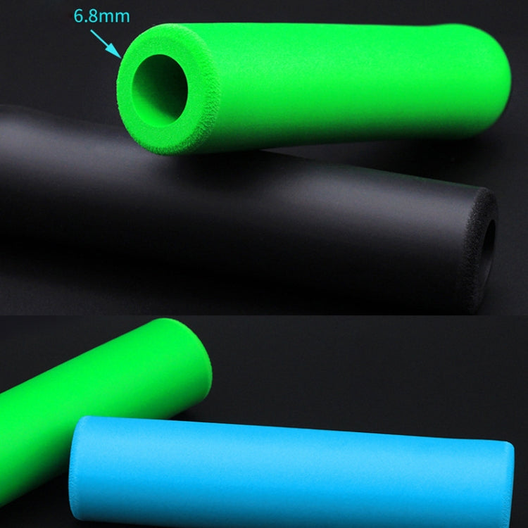 4 Pairs Mountain Folding Bicycle Silicone Foaming Sponge Handle Cover Rubber Shock Absorbing Anti-Slip Handle Set(Black) - Bicycle Grips by PMC TechLife | Online Shopping South Africa | PMC TechLife