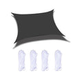 Outdoor Garden Sunshade Sail Waterproof Anti-UV Canopy, Size: 5m x 5m(Black) - Tents & Accessories by PMC TechLife | Online Shopping South Africa | PMC TechLife | Buy Now Pay Later Mobicred
