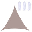 Triangle Outdoor Garden Sunshade Sail Waterproof Anti-UV Canopy, Size: 2m x 2m x 2m(Khaki) - Tents & Accessories by PMC TechLife | Online Shopping South Africa | PMC TechLife