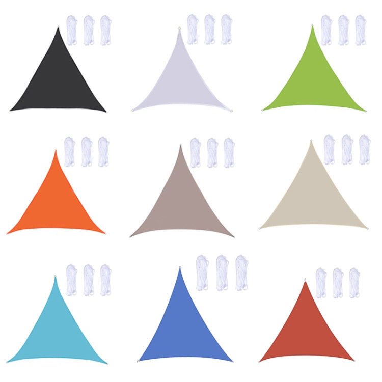 Triangle Outdoor Garden Sunshade Sail Water-resistant Anti-UV Canopy, Size: 4.5m x 4.5m x 4.5m(Royal Blue)