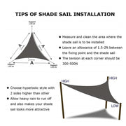 Triangle Outdoor Garden Sunshade Sail Water-resistant Anti-UV Canopy, Size: 4.5m x 4.5m x 4.5m(Royal Blue)