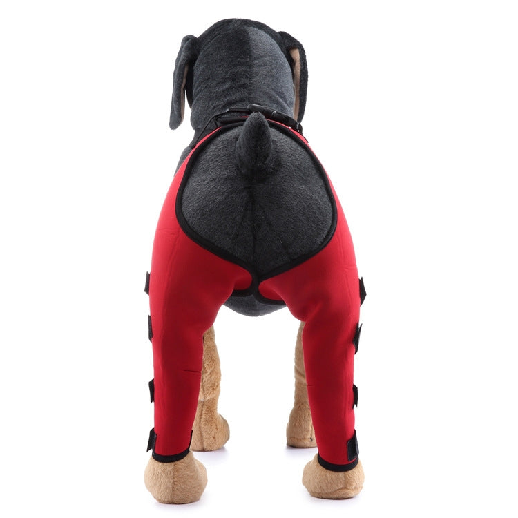 Pet Dog Leg Knee Guard Surgery Injury Protective Cover, Size: XS(Red) - Pet Care by PMC TechLife | Online Shopping South Africa | PMC TechLife