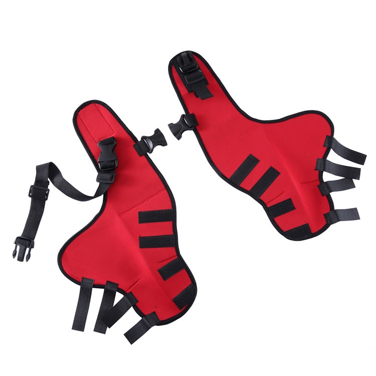 Pet Dog Leg Knee Guard Surgery Injury Protective Cover, Size: XS(Red)
