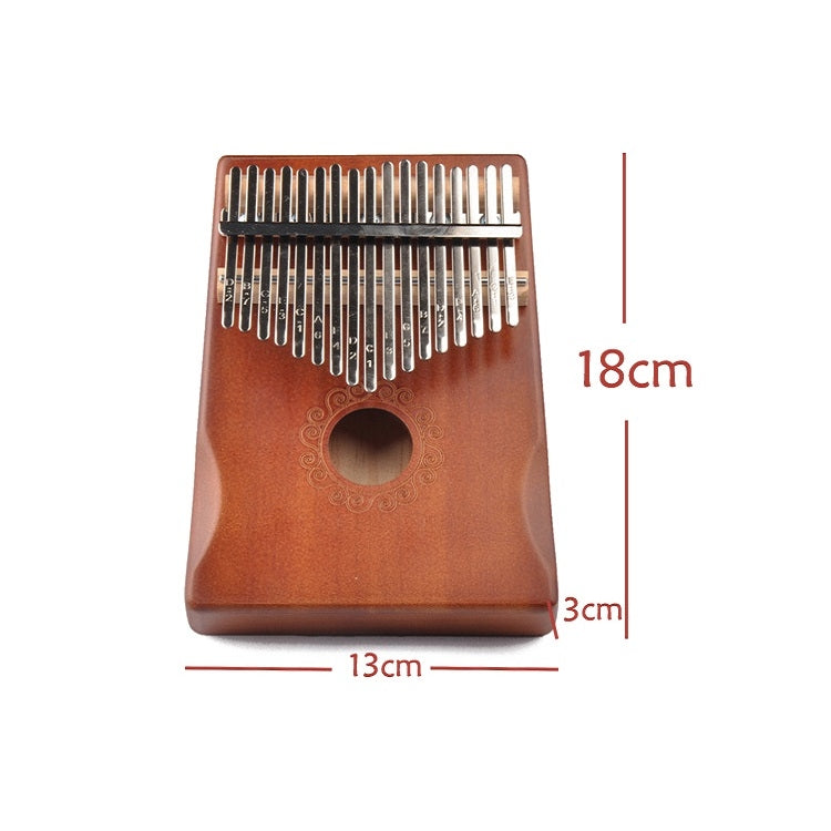 17-Tone Thumb Piano Kalimba Beginners Introduction Finger Piano, Colour: Wooden - Keyboard Instruments by PMC TechLife | Online Shopping South Africa | PMC TechLife