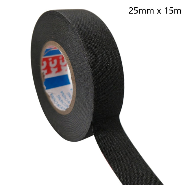 Automotive Wiring Harness Flannel Tape High Temperature Resistant And Water-resistant Wire And Cable Insulation Tape, Size: 25mm x 15m
