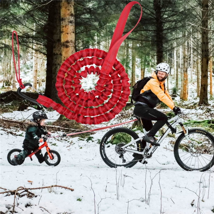 ZXCQYS-L Bicycle Tow Rope Mountain Bike Parent-Child Pull Rope Portable Tow Rope(Black) - Others by PMC TechLife | Online Shopping South Africa | PMC TechLife
