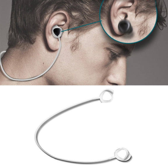 3 PCS Bluetooth Headphone Sports Silicone Anti-Lost Rope For Samsung GALAXLBuds 1 / 2(White)