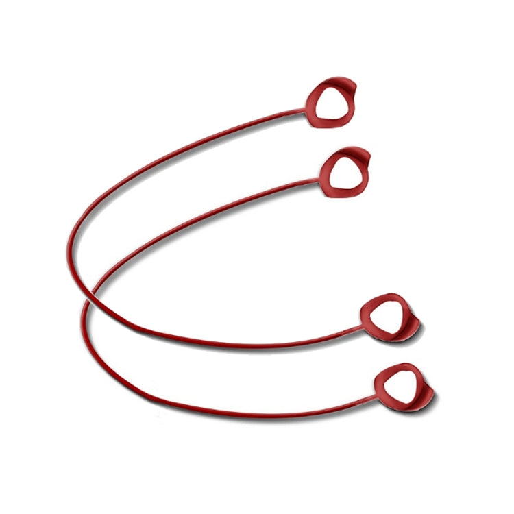 3 PCS Bluetooth Headphone Sports Silicone Anti-Lost Rope For Samsung GALAXLBuds 1 / 2(Red) - Anti-lost & Holder by PMC TechLife | Online Shopping South Africa | PMC TechLife