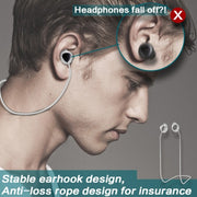 3 PCS Bluetooth Headphone Sports Silicone Anti-Lost Rope For Samsung GALAXLBuds 1 / 2(Blue)