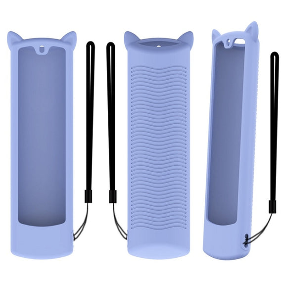 2 PCS Y26 Remote Control Case For Amazon ALEXA Voice Remote 3rd Gen(Luminous Blue)