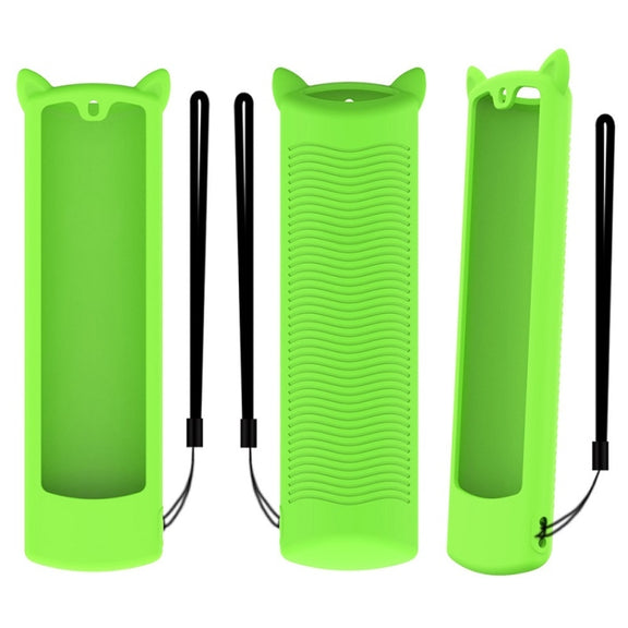 2 PCS Y26 Remote Control Case For Amazon ALEXA Voice Remote 3rd Gen(Luminous Green)