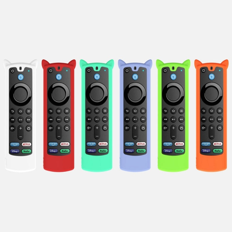 2 PCS Y26 Remote Control Case For Amazon ALEXA Voice Remote 3rd Gen(Ice Blue)
