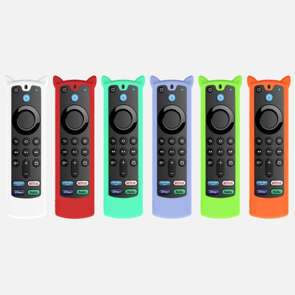2 PCS Y26 Remote Control Case For Amazon ALEXA Voice Remote 3rd Gen(Luminous Blue)