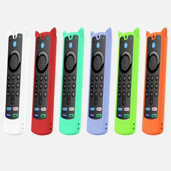 2 PCS Y26 Remote Control Case For Amazon ALEXA Voice Remote 3rd Gen(Luminous Green)