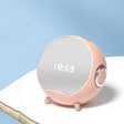 Mini Desktop Multi-Function Smart Wireless Charging Bluetooth Speaker with Alarm Clock & Phone Holder Function(Pink) - free shipping - PMC TechLife - Order now!