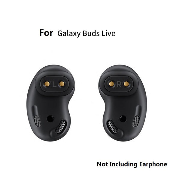 2 Sets Bluetooth Earphone Silicone Earplug Caps For Samsung Galaxy Buds Live(White-2 Pairs)