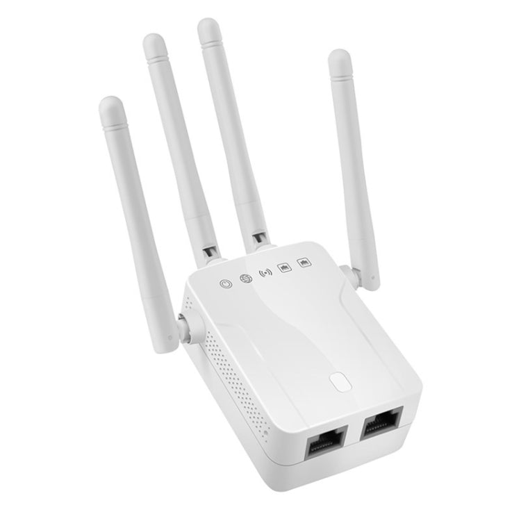 M-95B 300M Repeater WiFi Booster Wireless Signal Expansion Amplifier(White - EU Plug) - Broadband Amplifiers by PMC TechLife | Online Shopping South Africa | PMC TechLife