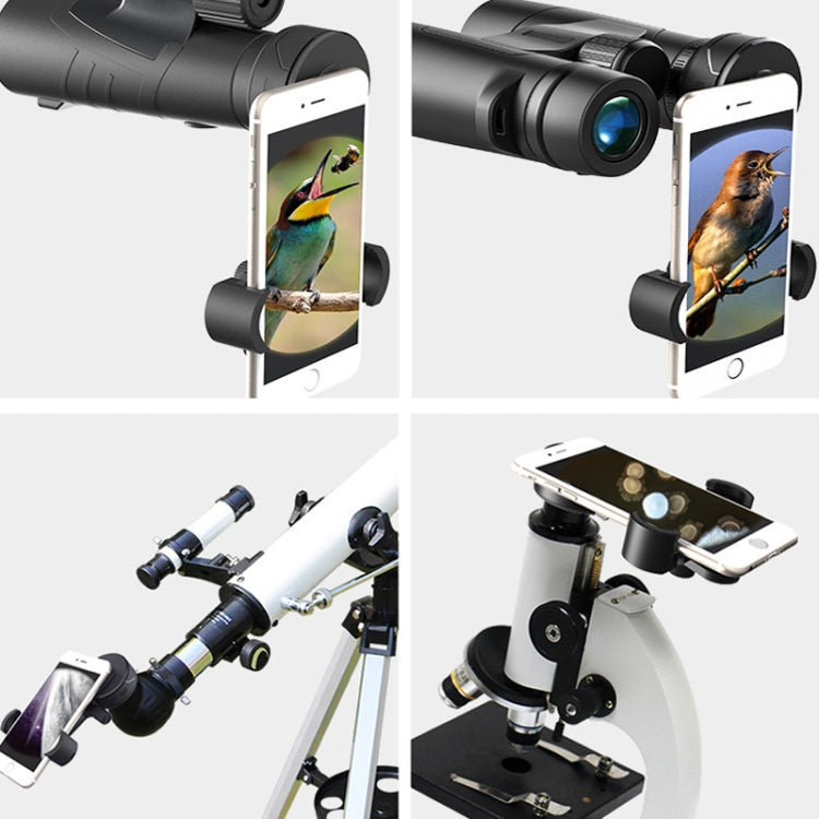 Eyeskey Telescope Phone Holder Camera Holder Telescope Universal Astronomical Mirror Phone Clip, Shape: CM-8M / S(Black) - Accessories by Eyeskey | Online Shopping South Africa | PMC Jewellery | Buy Now Pay Later Mobicred