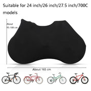 WEST BIKING Bicycle Dust Cover Bicycle Dust-Proof Protective Cover, Colour: Black