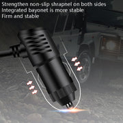 F558 With USB Mobile Phone Charging Car Fan 12/24V Car Truck Double Shaking Head Fan(Double Head 12V)