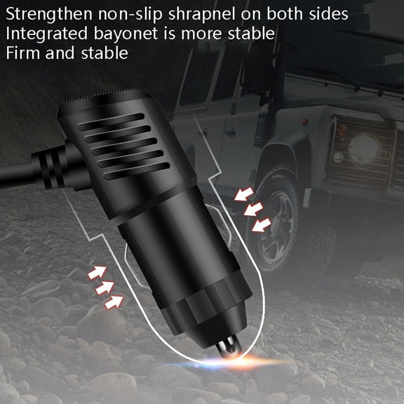 F558 With USB Mobile Phone Charging Car Fan 12/24V Car Truck Double Shaking Head Fan(Double Head 12V)