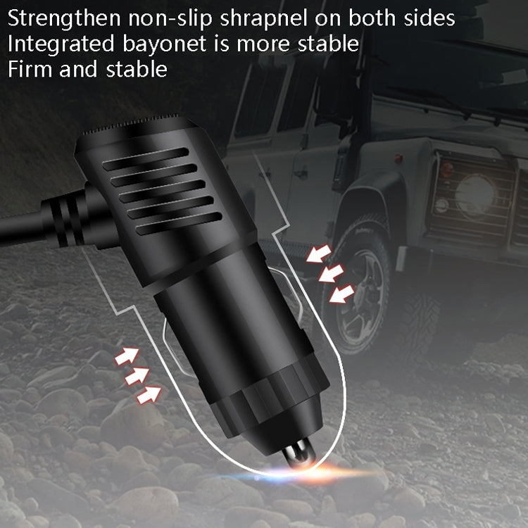 F558 With USB Mobile Phone Charging Car Fan 12/24V Car Truck Double Shaking Head Fan(Double Head 12V)