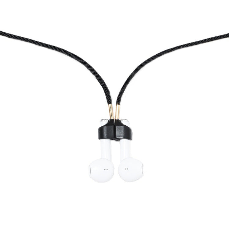 Wireless Earphones Acrylic Strong Magnetic Anti-Lost Rope For AirPods(Black) - Anti-lost & Holder by PMC TechLife | Online Shopping South Africa | PMC TechLife