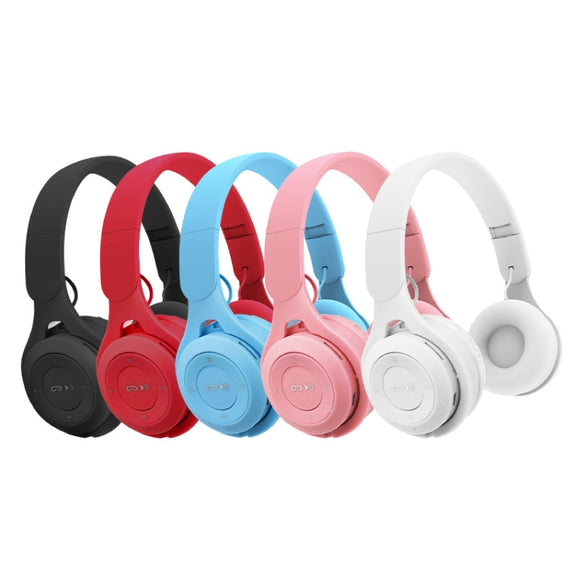 M6 Wireless Bluetooth Headset Folding Gaming Stereo Headset With Mic(Black)