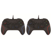Wired Gamepad For Nintendo Switch / Android / iOS / PC(S818W Left Red Right Blue)