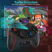Wired Gamepad For Nintendo Switch / Android / iOS / PC(S818W Left Red Right Blue)