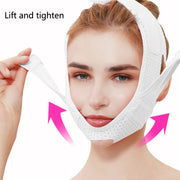 V Face Sleep Bandage Facial Firming Lifting Mask(072 Pink)